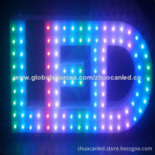 WS2801 chip LED pixel string light for channel letter